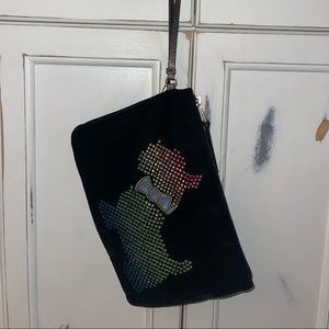 Juicy Couture Scottie Dog Velour Wristlet
